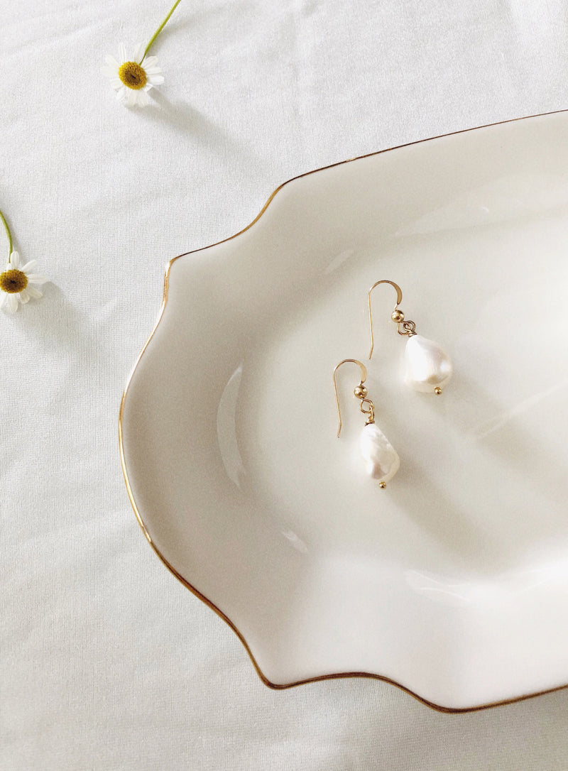 Veronica Pearl Drop Earrings