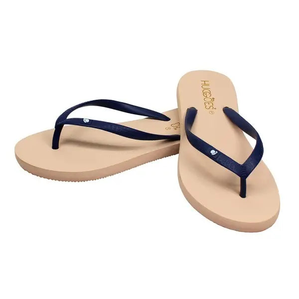 Summer Flip Flops-Navy