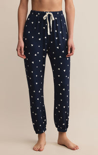 Z Supply Classic Heart Jogger-Navy