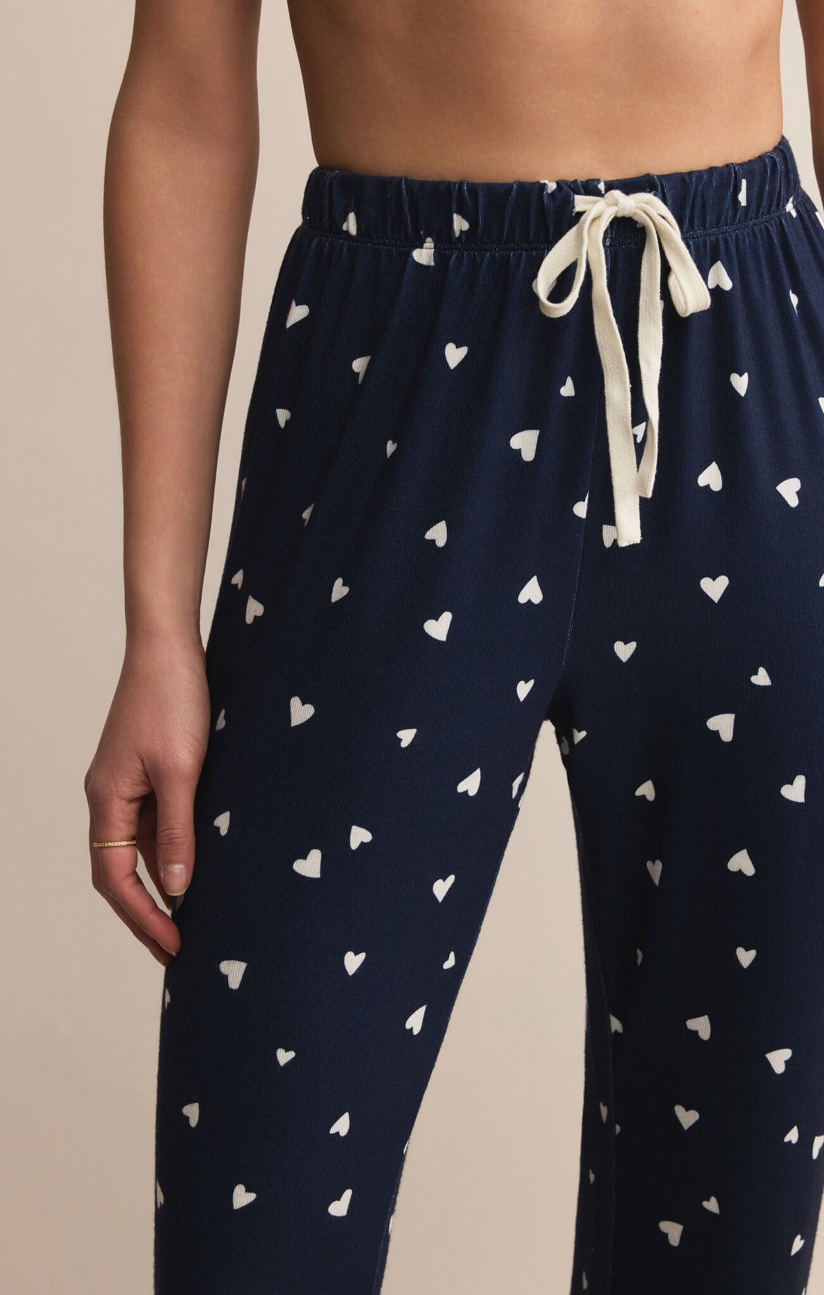 Z Supply Classic Heart Jogger-Navy