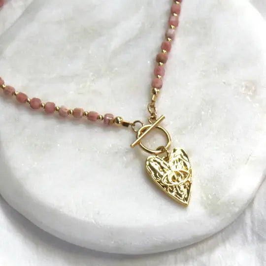 Heart Beaded Necklace