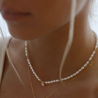 Pearl Beaded Star Necklace