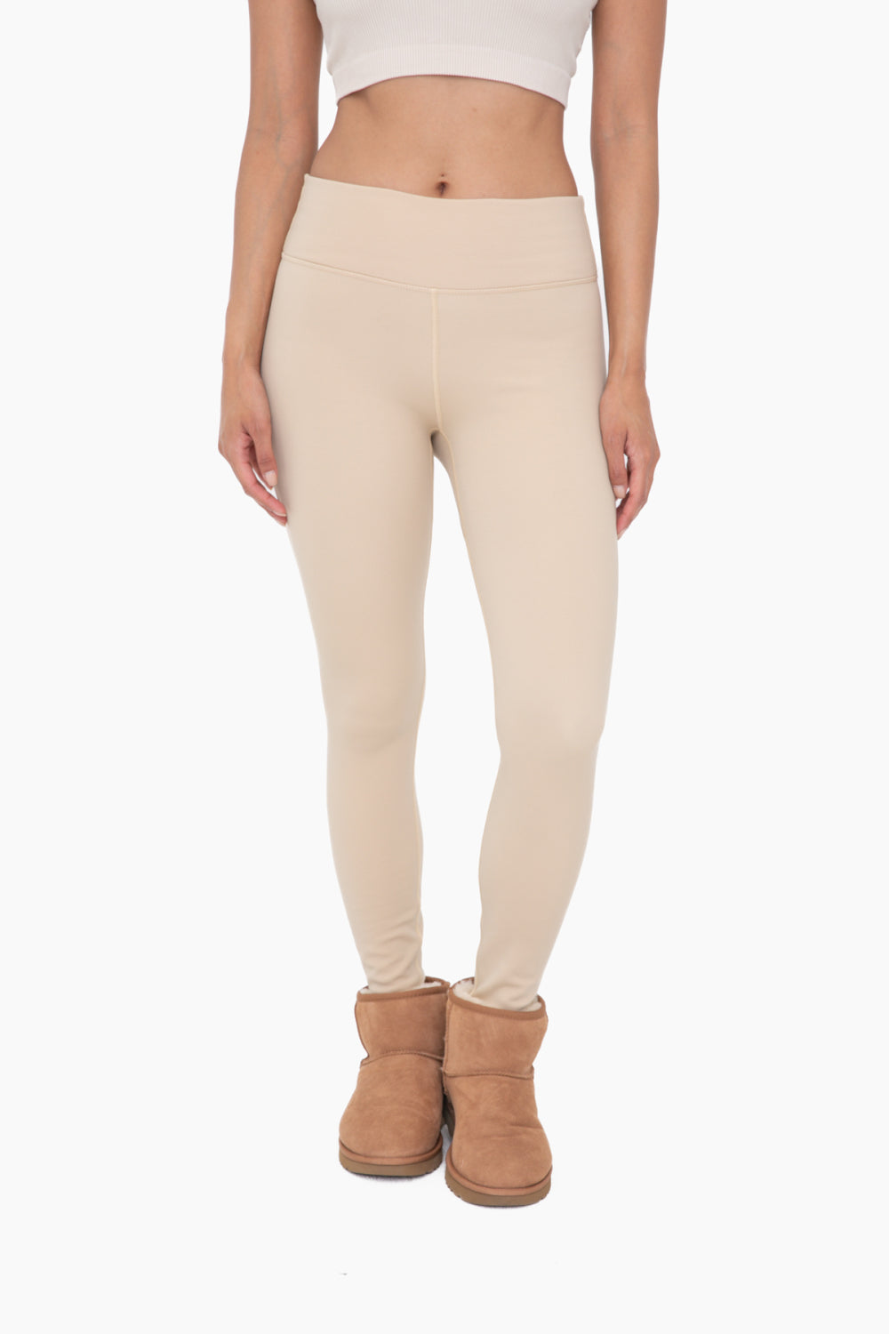 Cozy Core Legging-Taupe