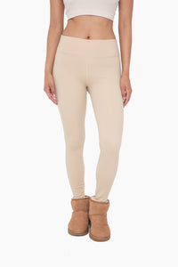 Cozy Core Legging-Taupe