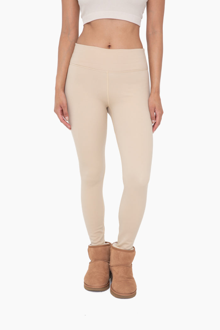 Cozy Core Legging-Taupe