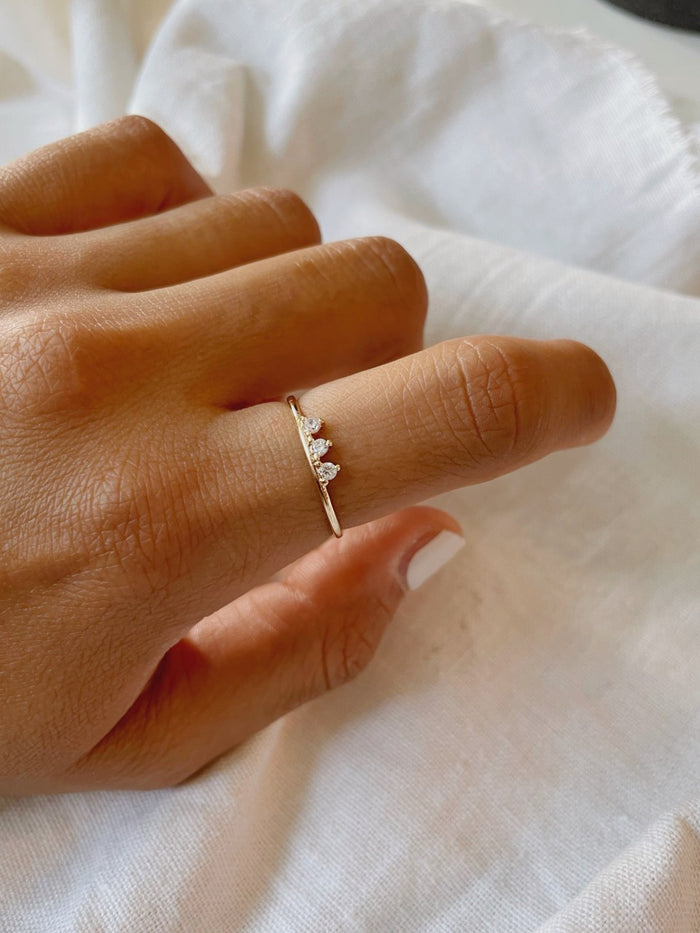 Dainty Pave Ring