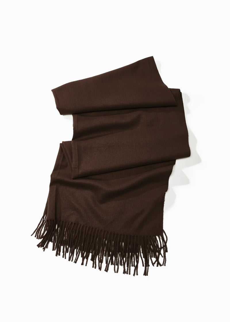 Timeless Scarf-Chocolate