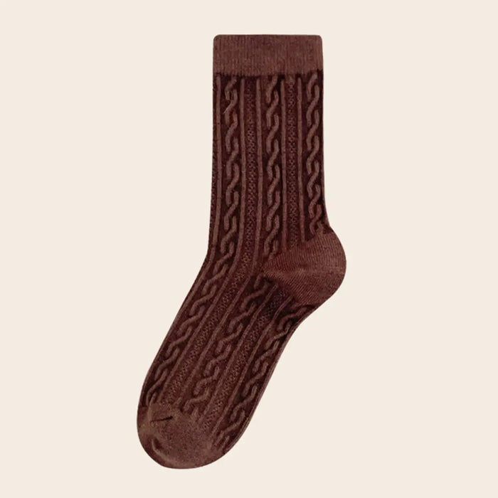 Cashmere Socks-Brown