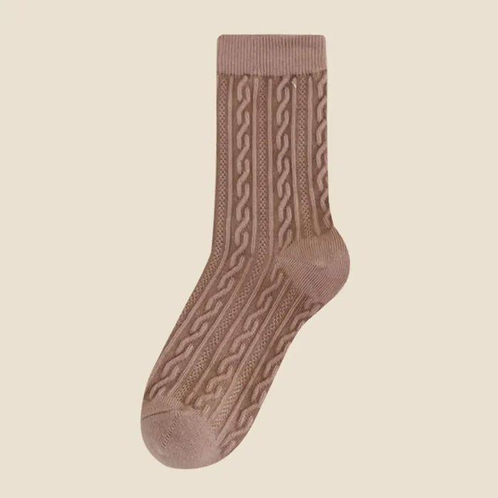 Cashmere Socks-Light Brown