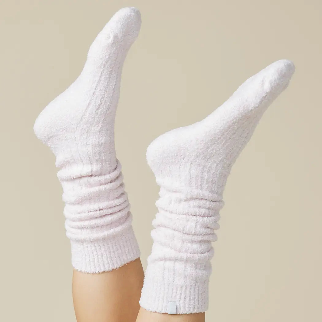 Marshmallow Socks-Heathered Blush Pink