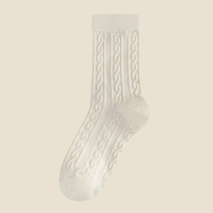 Cashmere Socks-Ivory