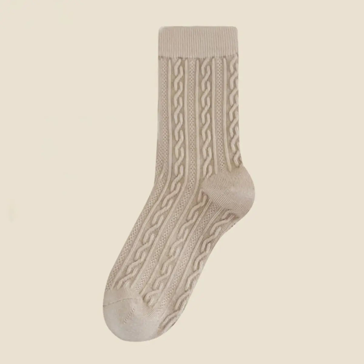 Cashmere Socks-Beige