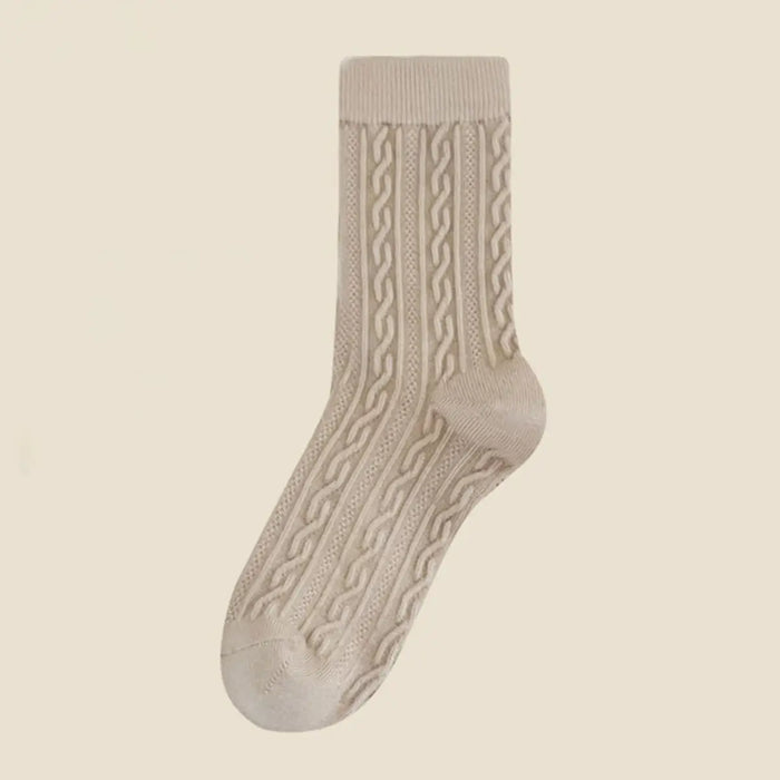 Cashmere Socks-Beige