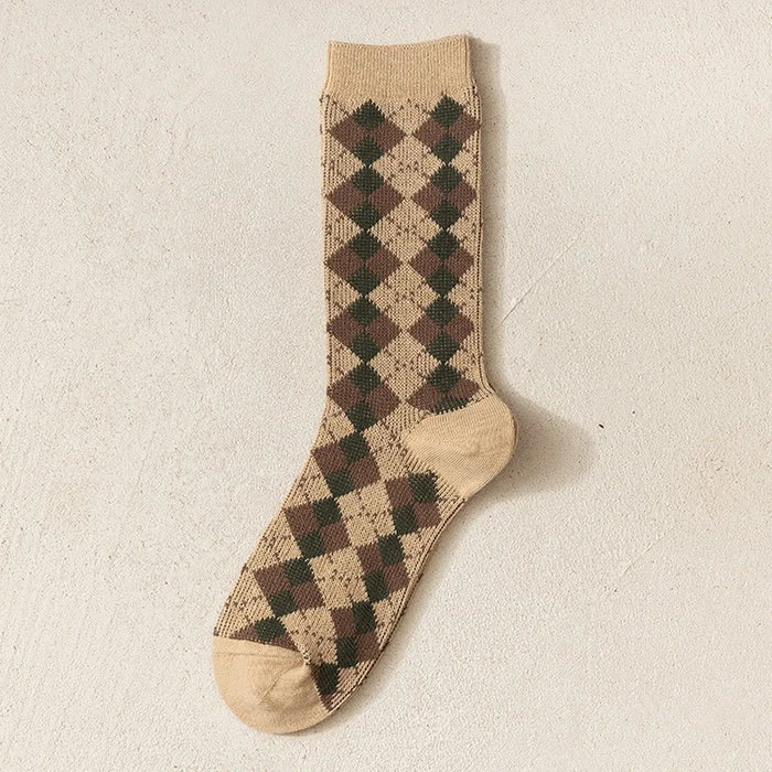 Autumn Socks-Argyle