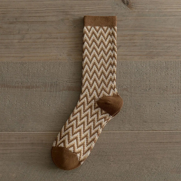 Autumn Socks-Chevron