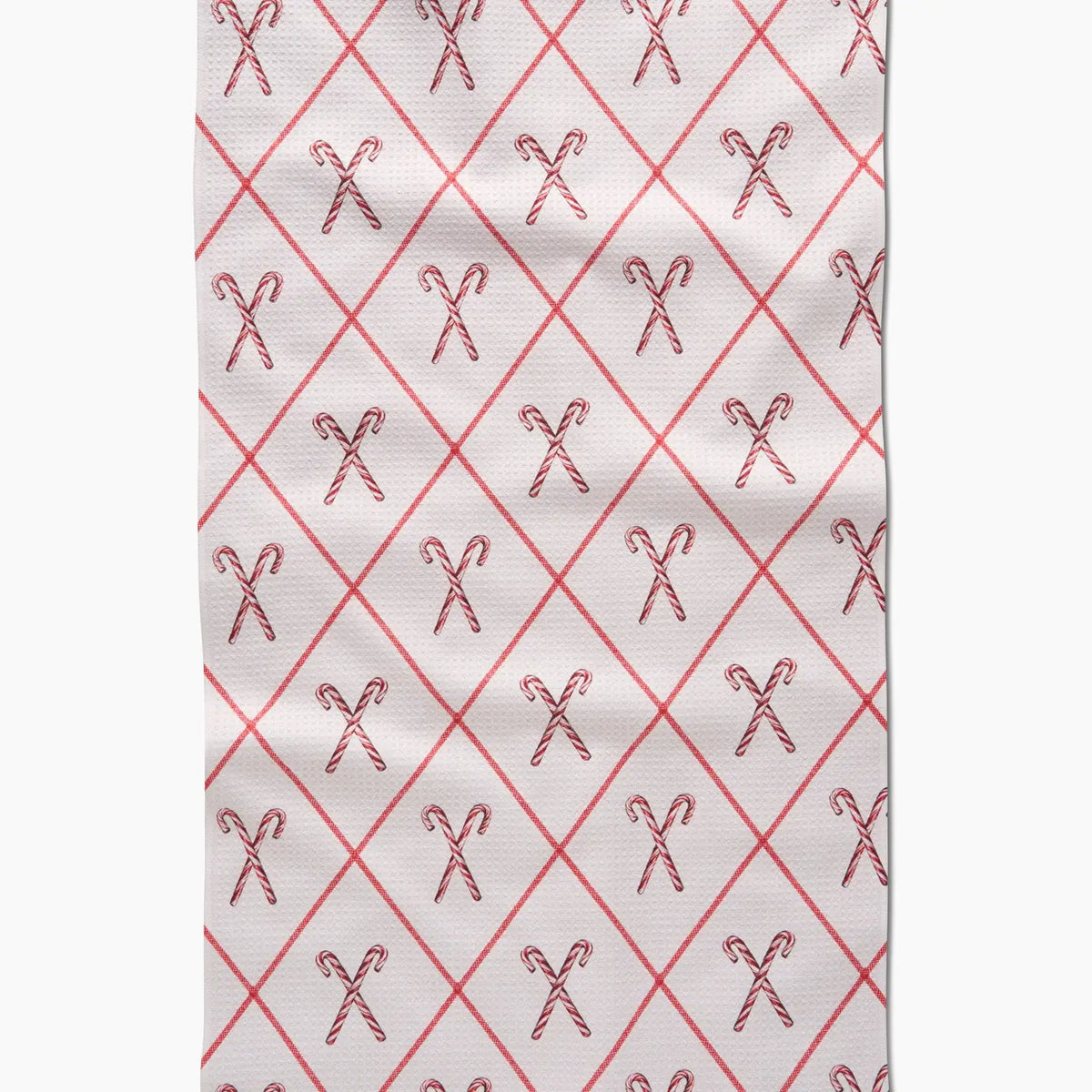 Festive Candy Canes Tea Towel