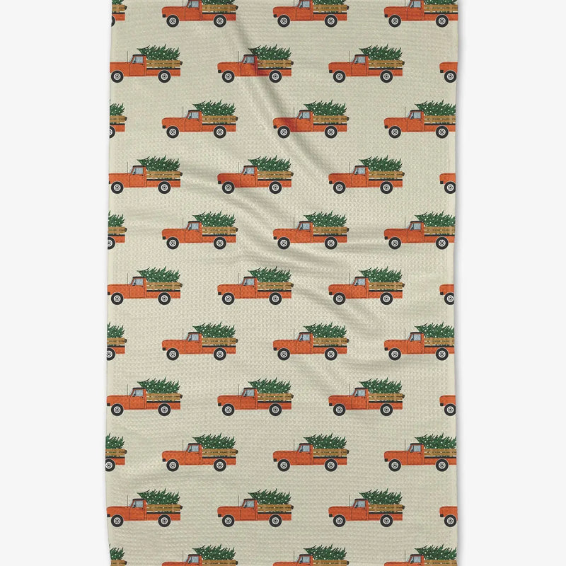 Christmas Ride Tea Towel