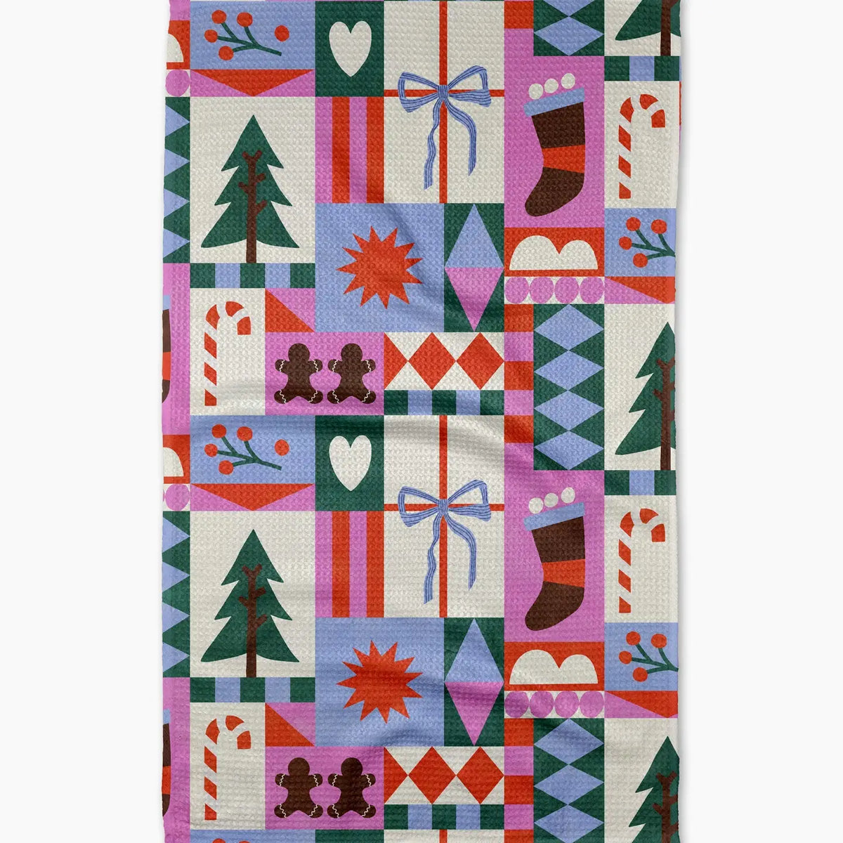 Christmas Quilt Tea Towel