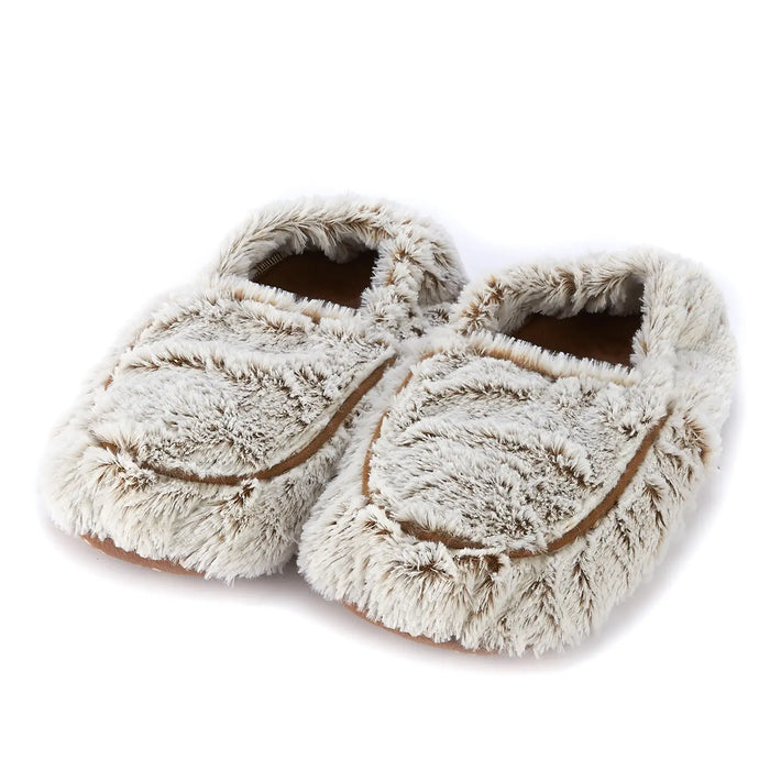 Warmies Slippers-Marshmallow Brown