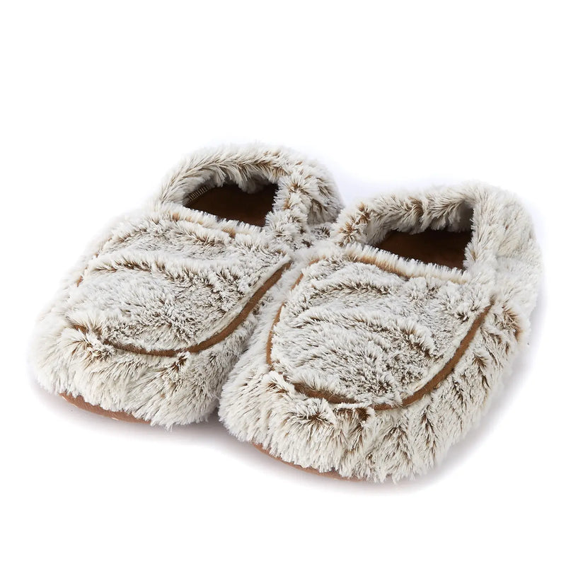 Warmies Slippers-Marshmallow Brown