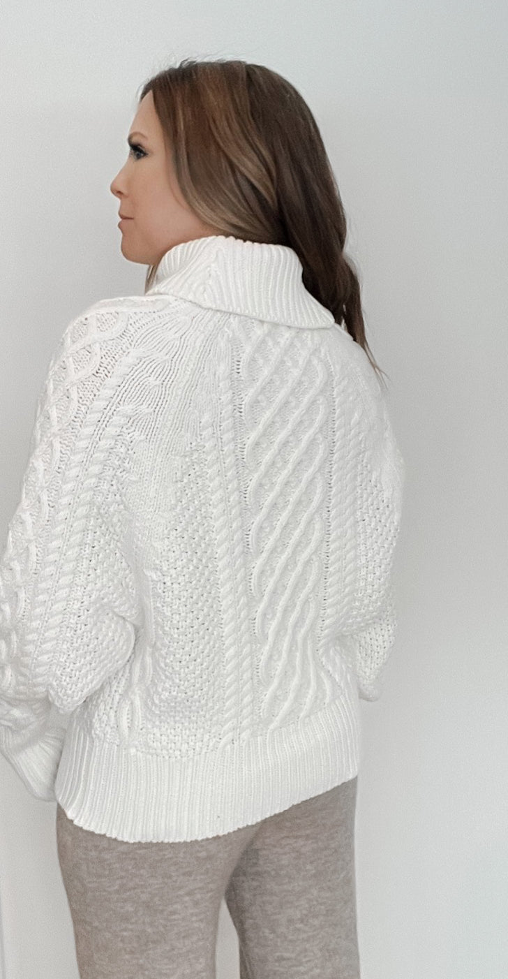 Iceland Cable Knit Sweater-Final Sale