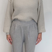 Elise Pleated Sweater Pant-Final Sale