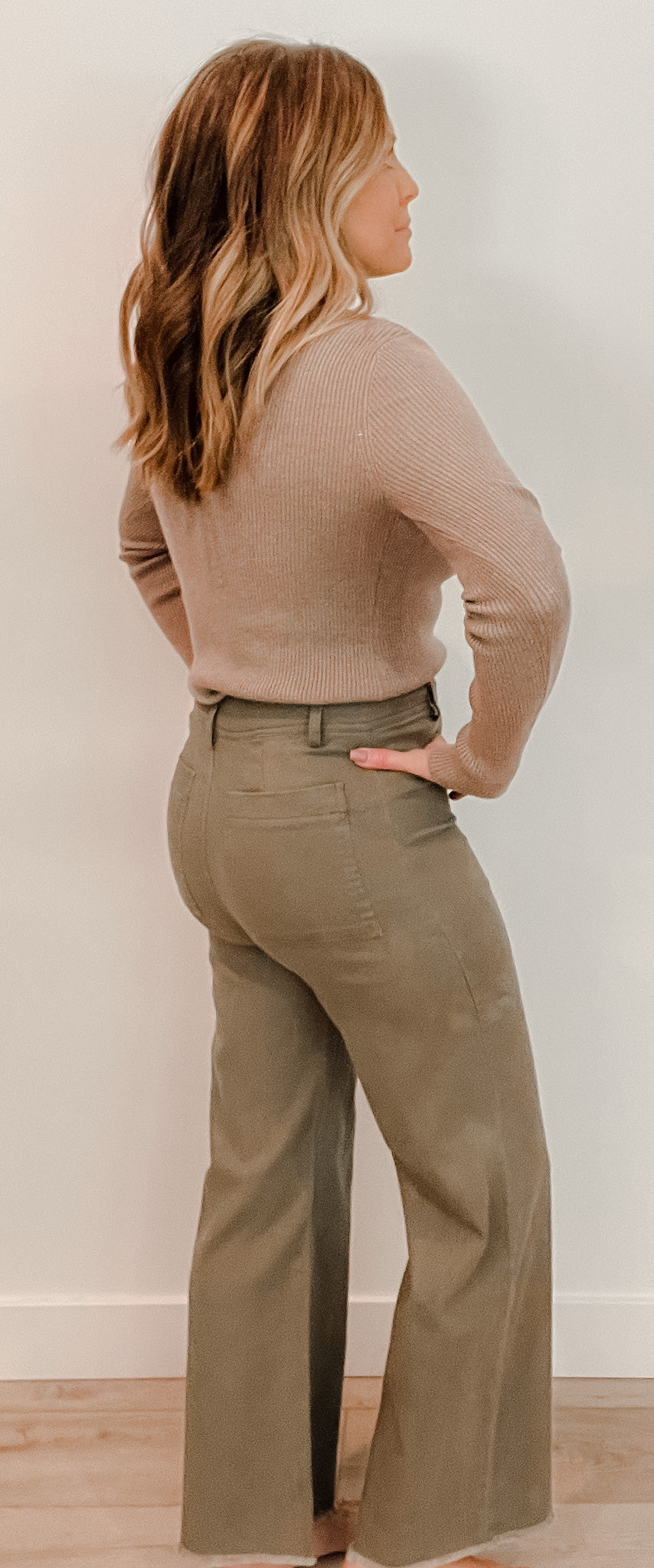 Twill Pant-Olive