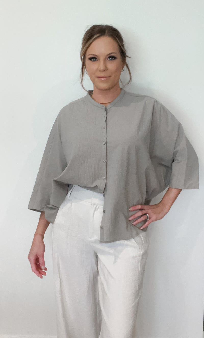 Thyme Oversized Cotton Top