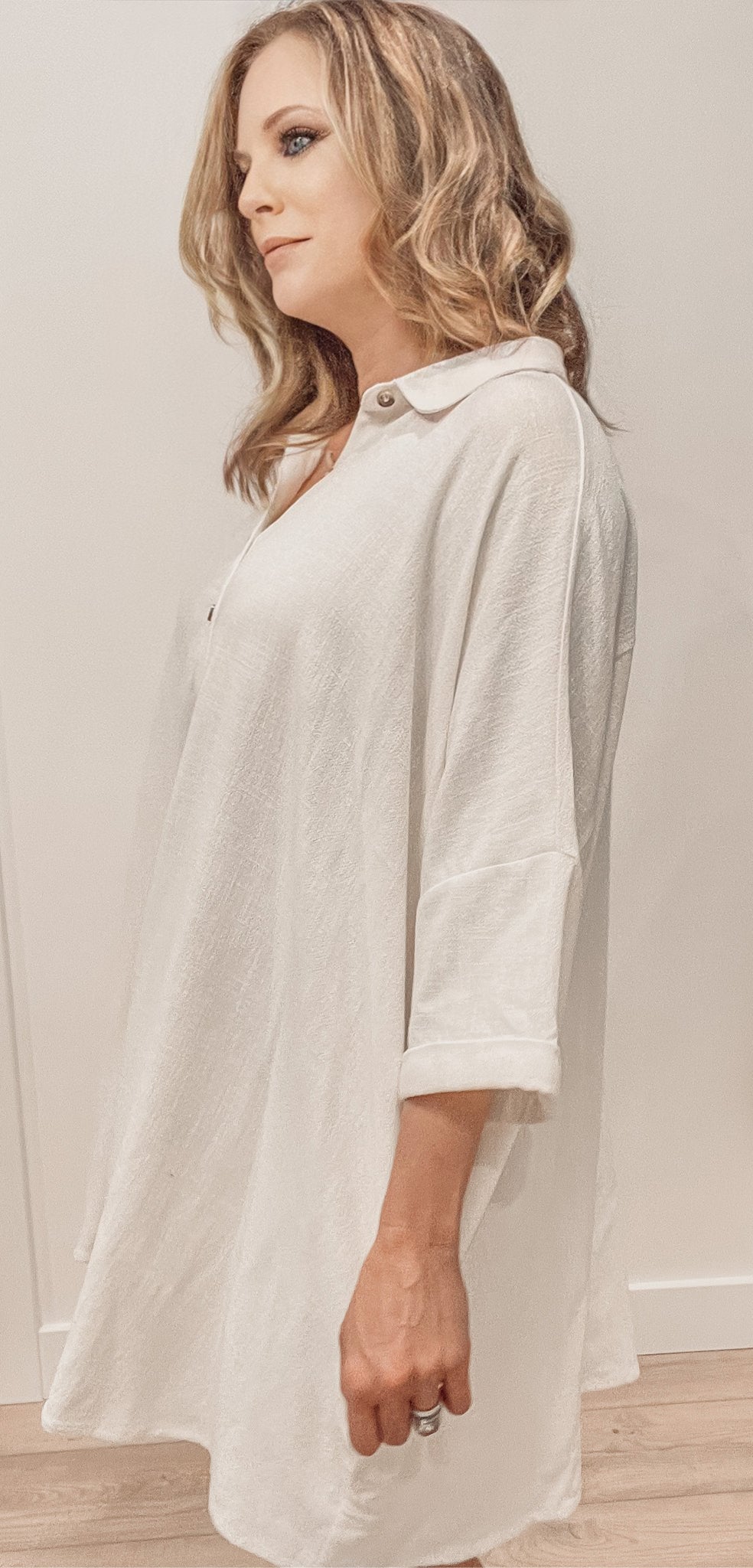 Sonoma Oversized Linen Dress