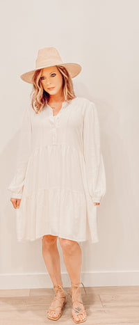 Clara Linen Shirt Dress