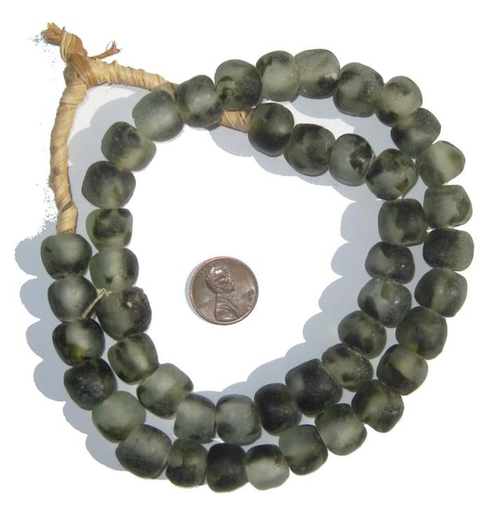 Camouflage Glass Beads