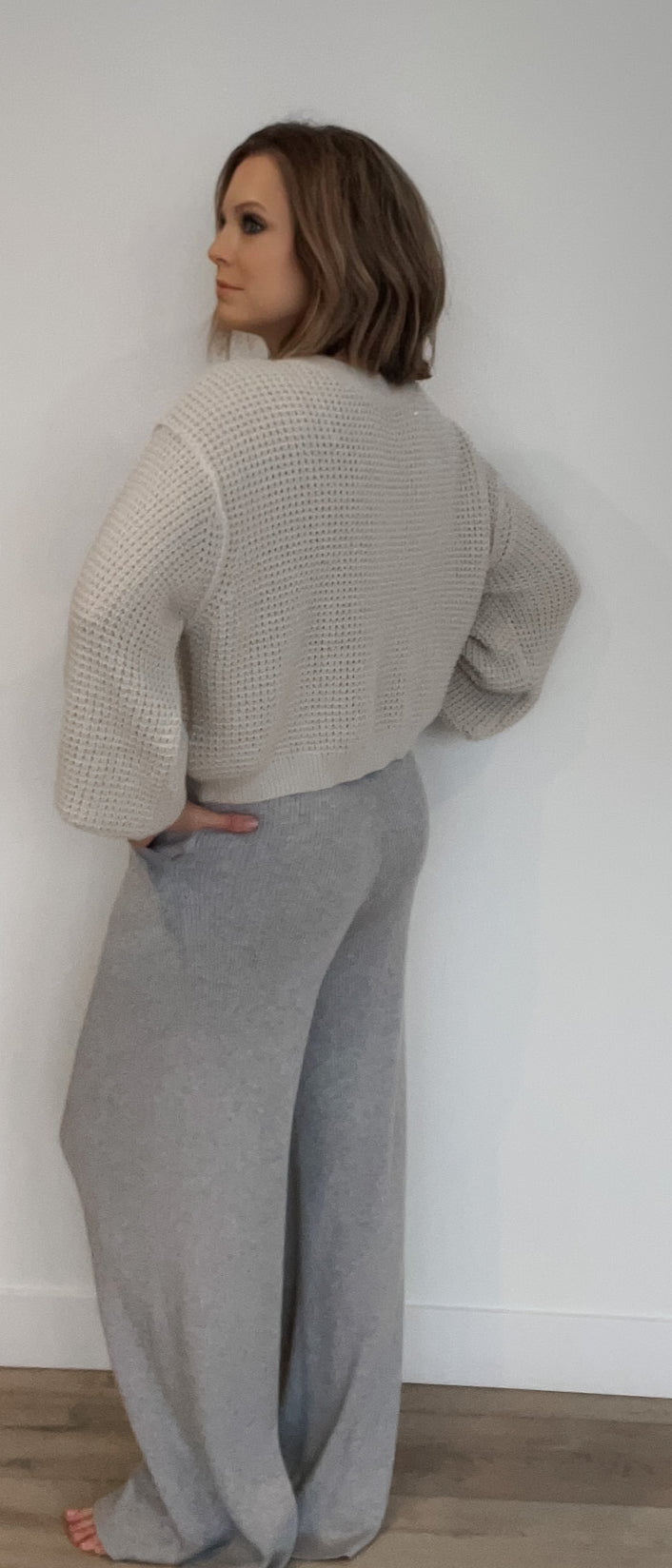 Elise Pleated Sweater Pant