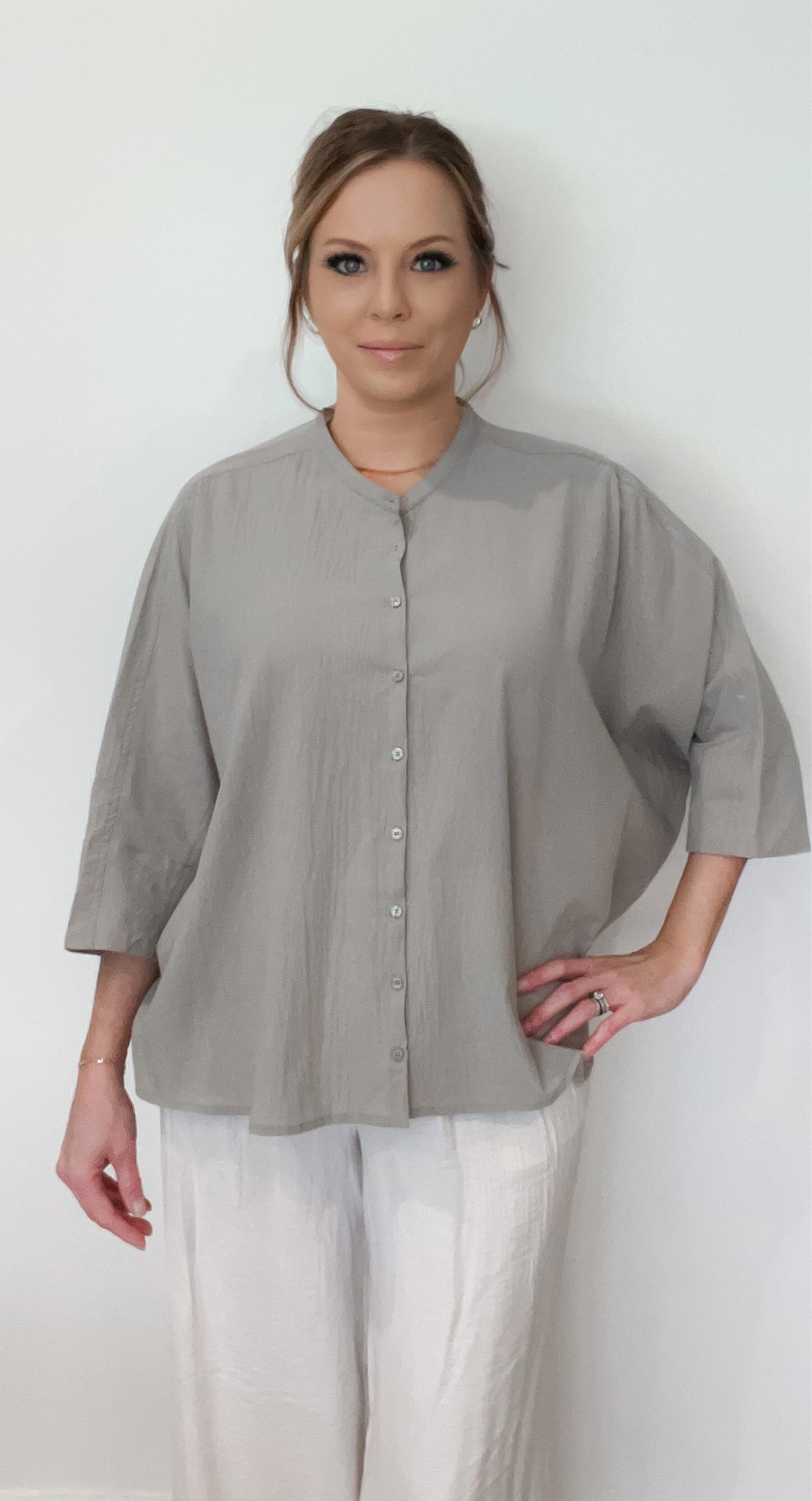 Thyme Oversized Cotton Top